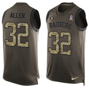Jerseys Factory Cheap Nike Raiders #32 Marcus Allen Green Men's