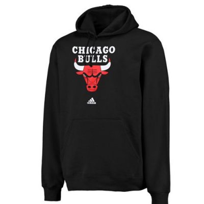 Jerseys Factory Cheap Adidas Chicago Bulls Logo Pullover Hoodie