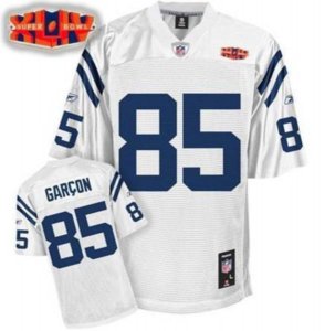 Jerseys Factory Cheap Colts #85 Pierre Garcon White With Super B