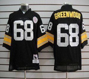 Jerseys Factory Cheap Mitchell And Ness Steelers #68 L.C. Greenw