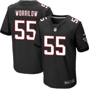 Jerseys Factory Cheap Nike Falcons #55 Paul Worrilow Black Alter