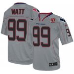 Jerseys Factory Cheap Nike Texans #99 J.J. Watt Lights Out Grey