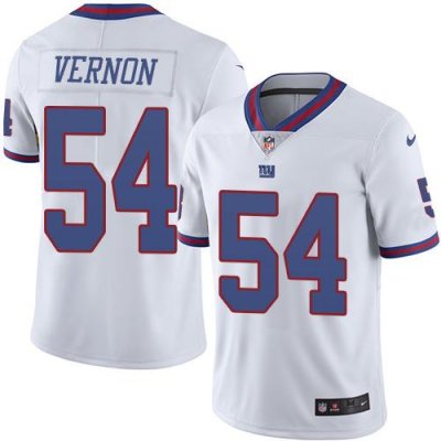 Jerseys Factory Cheap Nike Giants #54 Olivier Vernon White Men's