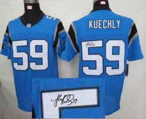 Jerseys Factory Cheap Nike Panthers #59 Luke Kuechly Blue Altern