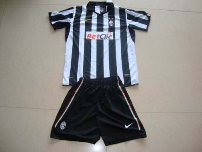 Jerseys Factory Cheap Juventus Blank White Black Home Kid Soccer