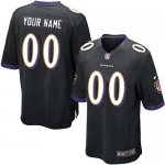 Jerseys Factory Cheap Nike Baltimore Ravens Customized Black Emb