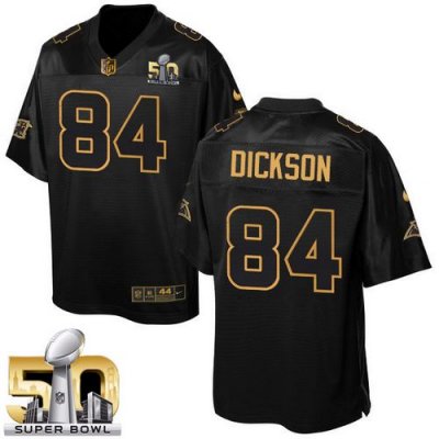 Jerseys Factory Cheap Nike Panthers #84 Ed Dickson Black Super B
