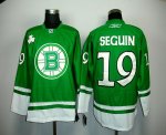 Jerseys Factory Cheap Bruins #19 Tyler Seguin Green St. Patty's