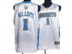 Jerseys Factory Cheap Nuggets #1 Chauncey Billups Embroidered Wh
