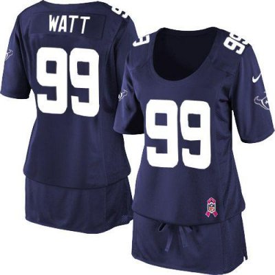Jerseys Factory Cheap Nike Texans #99 J.J. Watt Navy Blue Team C