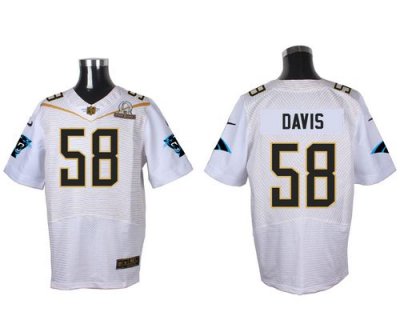 Jerseys Factory Cheap Nike Panthers #58 Thomas Davis White 2016