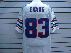 Jerseys Factory Cheap Bills #83 Lee Evans White AFL 50th Anniver
