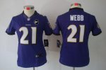 Jerseys Factory Cheap Nike Ravens #21 Lardarius Webb Purple Team