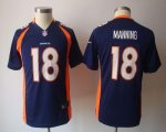 Jerseys Factory Cheap Nike Broncos #18 Peyton Manning Blue Alter