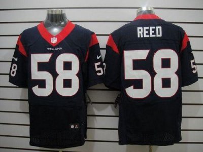 Jerseys Factory Cheap Nike Texans #58 Brooks Reed Navy Blue Team