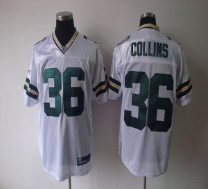 Jerseys Factory Cheap Packers #36 Nick Collins White Stitched NF