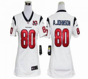 Jerseys Factory Cheap Nike Texans #80 Andre Johnson White With 1