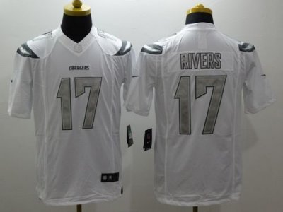 Jerseys Factory Cheap Nike Chargers #17 Philip Rivers White Men'