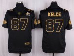 Jerseys Factory Cheap Nike Chiefs #87 Travis Kelce Black Men's S