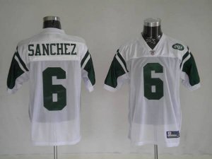 Jerseys Factory Cheap Jets Mark Sanchez #6 Stitched White NFL Je