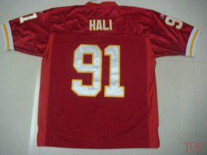 Jerseys Factory Cheap Chiefs #91 Tamba Hali Red Stitched NFL Jer