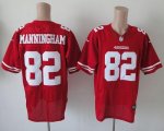 Jerseys Factory Cheap Nike 49ers #82 Mario Manningham Red Team C