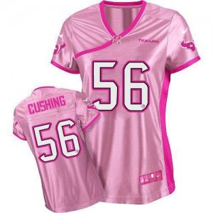 Jerseys Factory Cheap Nike Texans #56 Brian Cushing Pink Women's