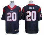 Jerseys Factory Cheap Nike Texans #20 Ed Reed Navy Blue Team Col