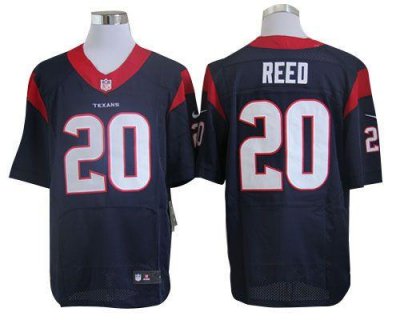 Jerseys Factory Cheap Nike Texans #20 Ed Reed Navy Blue Team Col