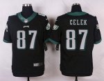 Jerseys Factory Cheap Nike Eagles #87 Brent Celek Black Alternat