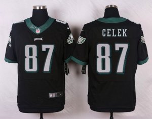 Jerseys Factory Cheap Nike Eagles #87 Brent Celek Black Alternat