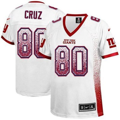 Jerseys Factory Cheap Nike Giants #80 Victor Cruz White Women's