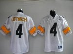 Jerseys Factory Cheap Steelers #4 Byron Leftwich White Stitched