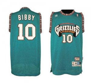 Jerseys Factory Cheap Grizzlies #10 Mike Bibby Green Hardwood Cl