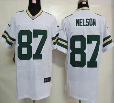 Jerseys Factory Cheap Nike Packers #87 Jordy Nelson White Men's