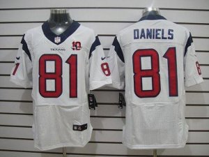 Jerseys Factory Cheap Nike Texans #81 Owen Daniels White With 10