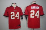 Jerseys Factory Cheap Nike Buccaneers #24 Mark Barron Red Team C