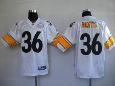 Jerseys Factory Cheap Steelers #36 Jerome Bettis White Stitched