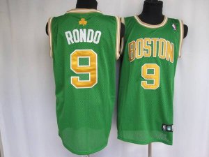 Jerseys Factory Cheap Celtics #9 Rajon Rondo Embroidered Green G