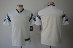 Jerseys Factory Cheap Nike Panthers Blank White Youth Embroidere