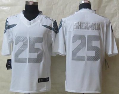 Jerseys Factory Cheap Nike Seahawks #25 Richard Sherman White Me