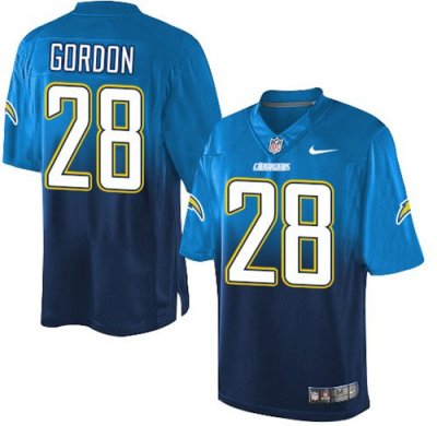 Jerseys Factory Cheap Nike Chargers #28 Melvin Gordon Electric B