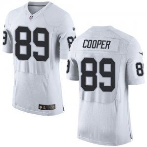 Jerseys Factory Cheap Nike Raiders #89 Amari Cooper White Men's