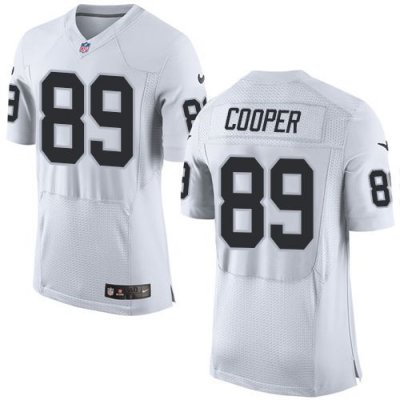 Jerseys Factory Cheap Nike Raiders #89 Amari Cooper White Men's