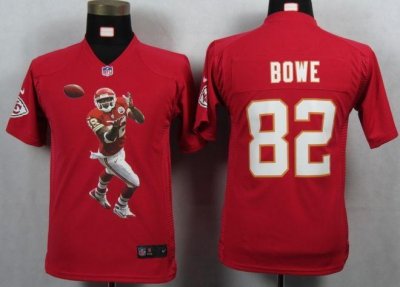 Jerseys Factory Cheap Nike Chiefs #82 Dwayne Bowe Red Team Color