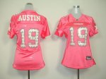 Jerseys Factory Cheap Cowboys #19 Miles Austin Pink Women's Star