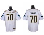Jerseys Factory Cheap Nike Panthers #70 Trai Turner White 2016 P