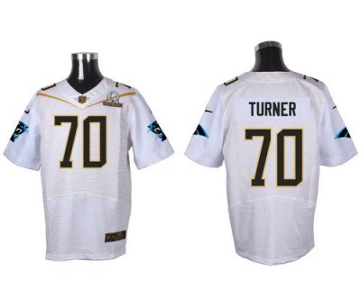 Jerseys Factory Cheap Nike Panthers #70 Trai Turner White 2016 P