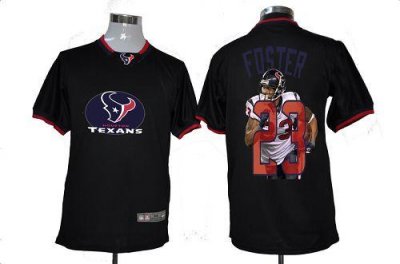 Jerseys Factory Cheap Nike Texans #23 Arian Foster Black Men's N