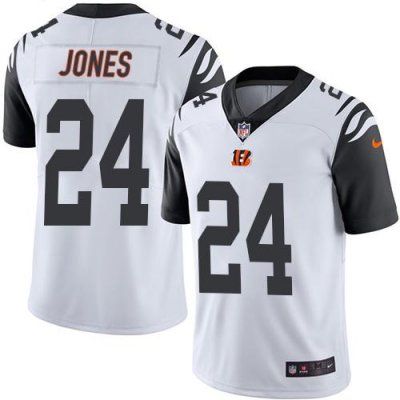 Jerseys Factory Cheap Nike Bengals #24 Adam Jones White Men's St